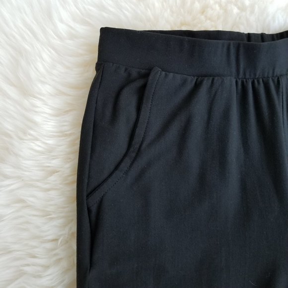 $5 Add-on | Soft high waist cropped joggers (S) - Picture 3 of 11